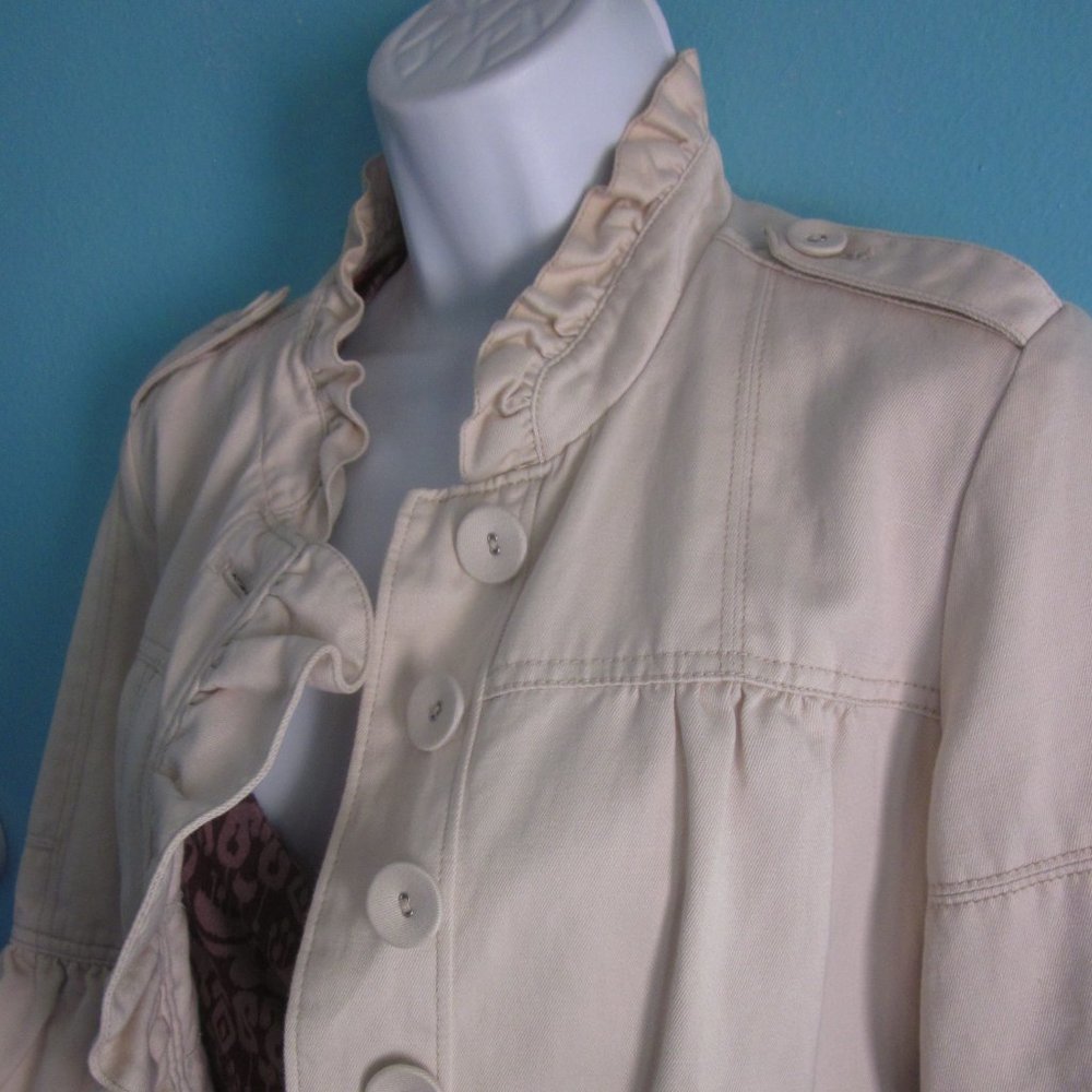 Anthropologie Ett Twa Cotton Jacket Size 6